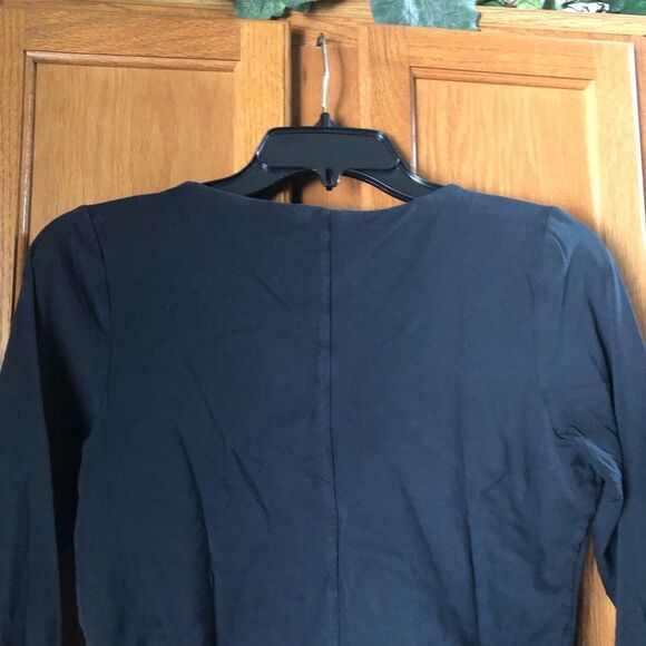 Everlane V-Neck Long Sleeve Thong Bodysuit - L - Picture 8 of 11